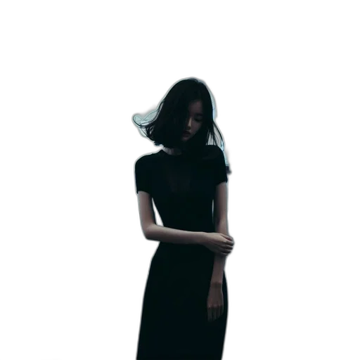 dress, staff, creature, face transparent PNG cut-out
