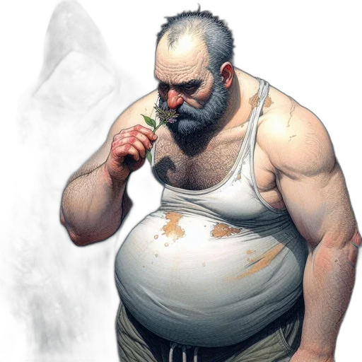 food, concept art, comic book art, fantasy art transparent PNG cut-out