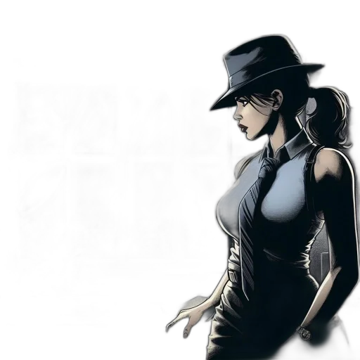 hat, comic book art, concept art, cartoon transparent PNG cut-out