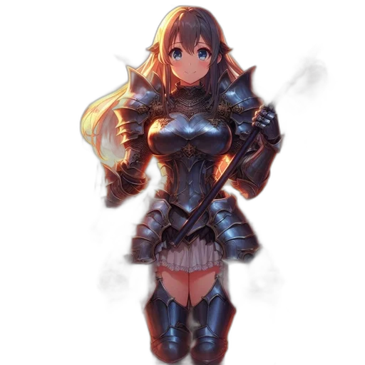 sword, weapon, dress, robot transparent PNG cut-out