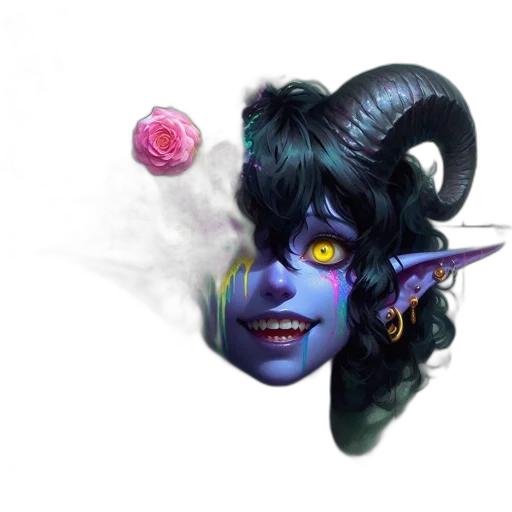 mask, face, staff, dragon transparent PNG cut-out