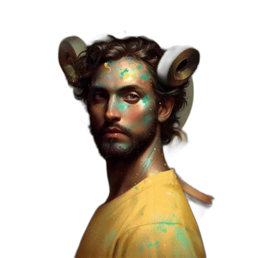dragon, face, mask, staff transparent PNG cut-out
