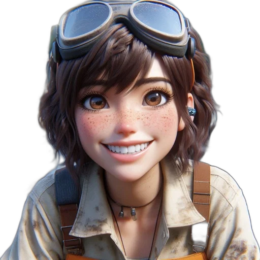 face, staff, jacket, weapon transparent PNG cut-out