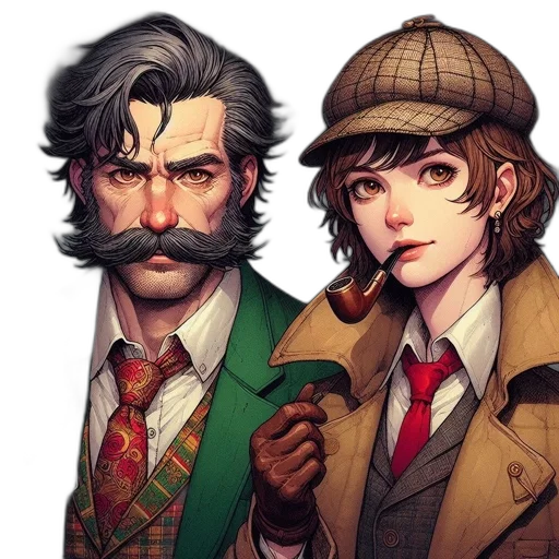 hat, staff, face, mask transparent PNG cut-out