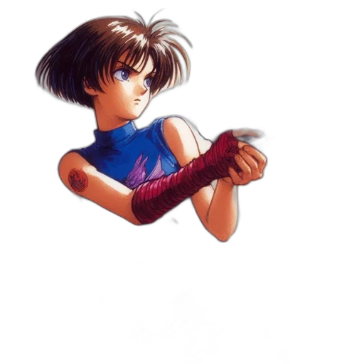 weapon, hair, robot, sword transparent PNG cut-out