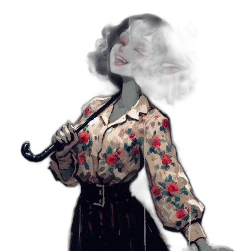 dress, staff, jacket, mask transparent PNG cut-out