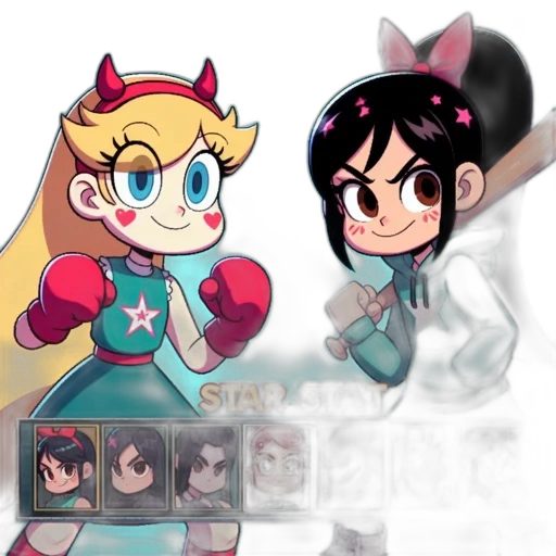 anime, concept art, pixel art, 3d render transparent PNG cut-out