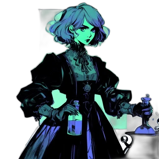 dress, staff, robot, mask transparent PNG cut-out