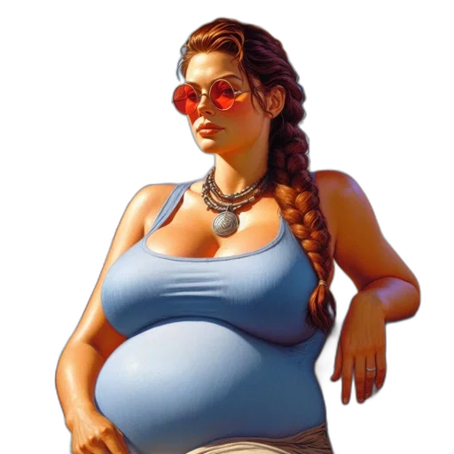 jewelry, dress, face, photorealistic transparent PNG cut-out