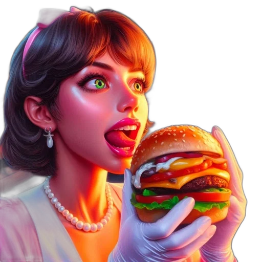 food, face, dress, creature transparent PNG cut-out
