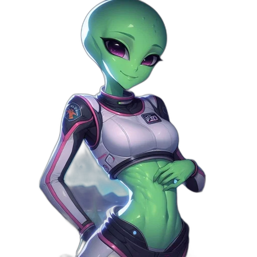 robot, dress, creature, staff transparent PNG cut-out