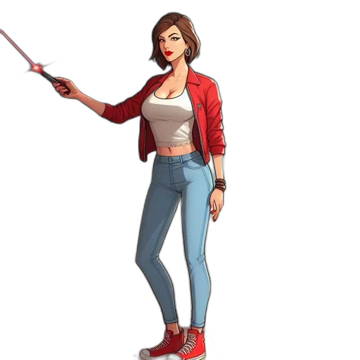 staff, jacket, weapon, concept art transparent PNG cut-out