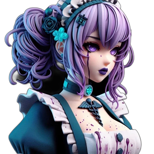 dress, jewelry, staff, crown transparent PNG cut-out