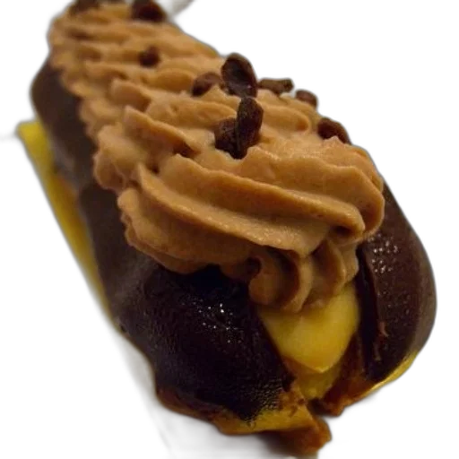 food, crown, chocolate, eclair transparent PNG cut-out