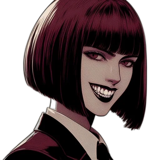 face, jacket, staff, comic book art transparent PNG cut-out