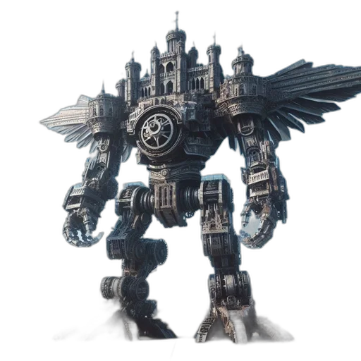 robot, weapon, concept art, fantasy art transparent PNG cut-out