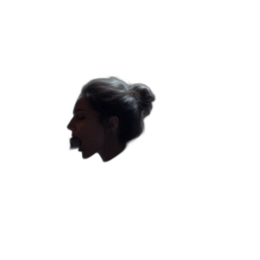 face, hair, mask, creature transparent PNG cut-out