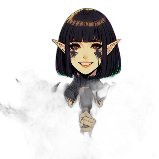 mask, face, creature, staff transparent PNG cut-out