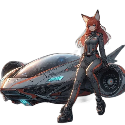 car, weapon, robot, concept art transparent PNG cut-out