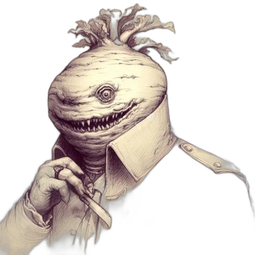 mask, creature, staff, face transparent PNG cut-out