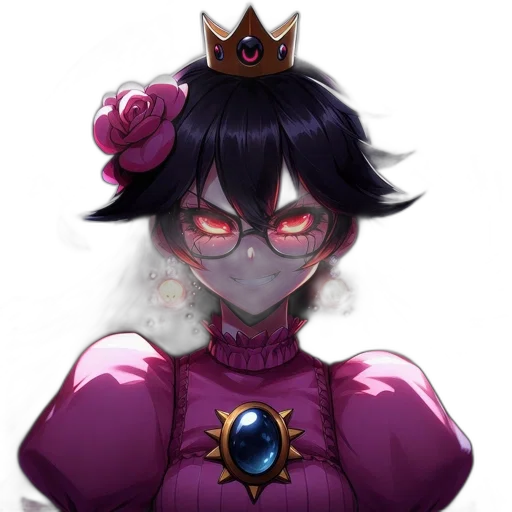 crown, mask, dress, face transparent PNG cut-out