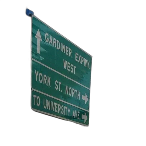 city street, green, sign, white transparent PNG cut-out