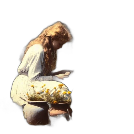 food, dress, staff, jewelry transparent PNG cut-out