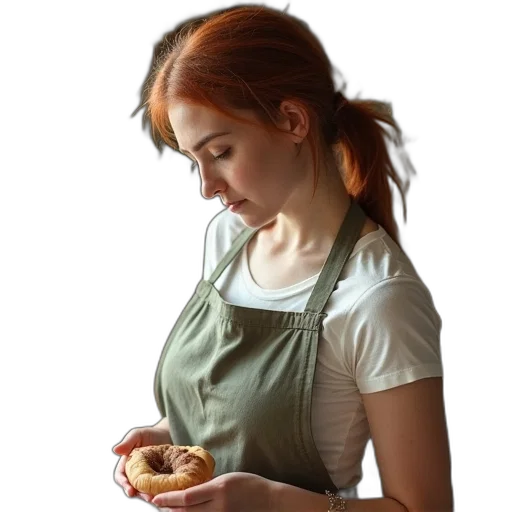 food, staff, dress, jewelry transparent PNG cut-out