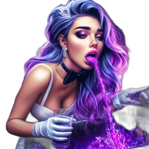 hair, jewelry, dress, face transparent PNG cut-out