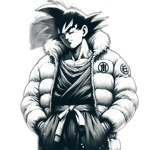 jacket, staff, concept art, comic book art transparent PNG cut-out