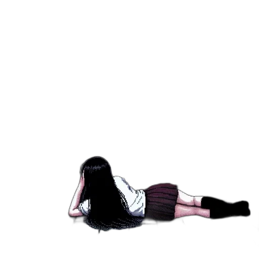 dress, hair, creature, robot transparent PNG cut-out