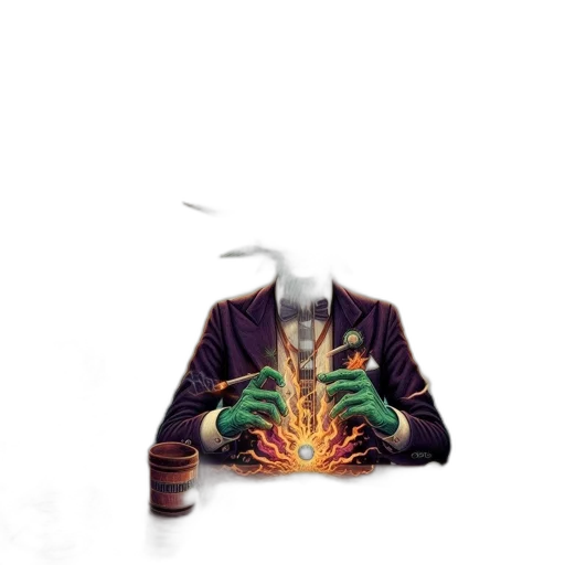 jacket, mask, robot, bottle transparent PNG cut-out