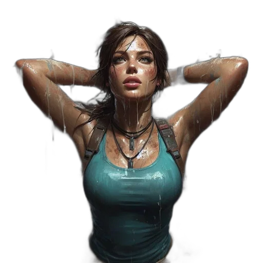 dress, face, weapon, robot transparent PNG cut-out