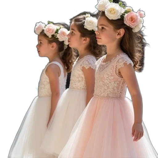 dress, crown, photorealistic, pastel transparent PNG cut-out