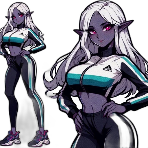 concept art, fantasy art, comic book art, cyberpunk transparent PNG cut-out