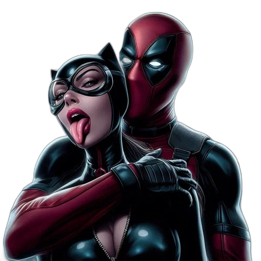 comic book art, concept art, two, iconic transparent PNG cut-out