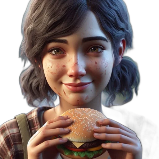 food, face, robot, creature transparent PNG cut-out