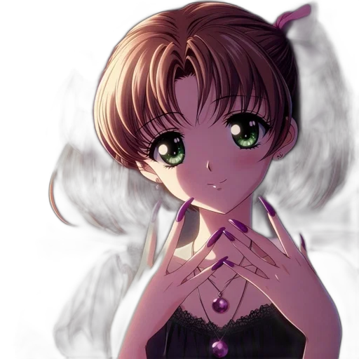 jewelry, dress, staff, anime transparent PNG cut-out