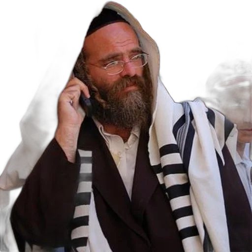 staff, man, wearing, tallit transparent PNG cut-out