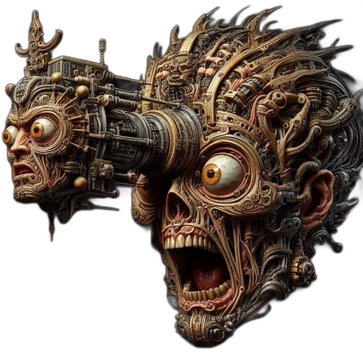 mask, face, crown, staff transparent PNG cut-out