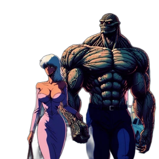 dress, robot, concept art, comic book art transparent PNG cut-out