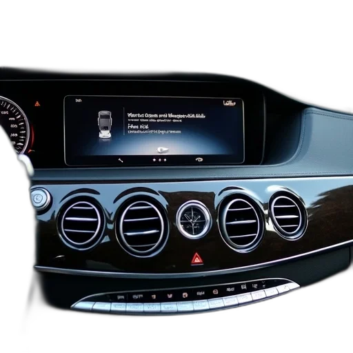 car, android, stereo, mercedes transparent PNG cut-out