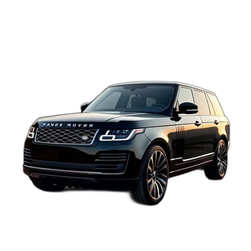 car, 3d render, photorealistic, land transparent PNG cut-out