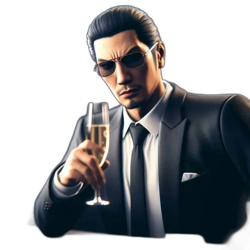 face, jacket, concept art, 3d render transparent PNG cut-out