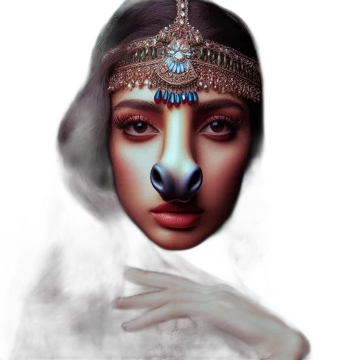 mask, face, jewelry, crown transparent PNG cut-out