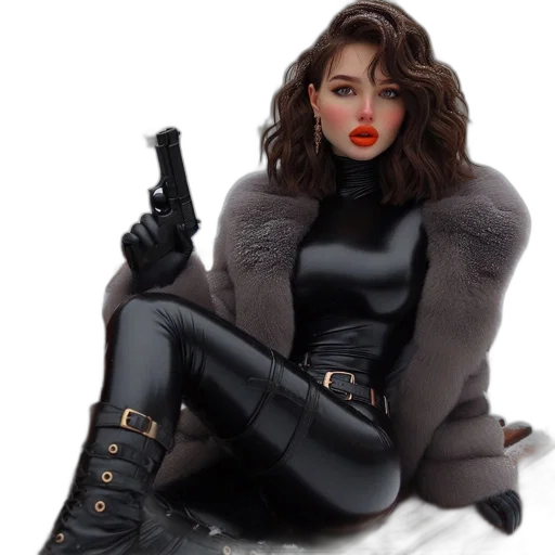 jacket, weapon, concept art, fantasy art transparent PNG cut-out