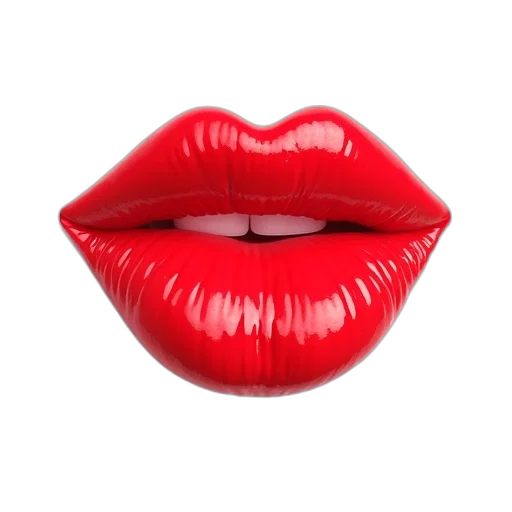 photorealistic, red, stil, cosmetics transparent PNG cut-out