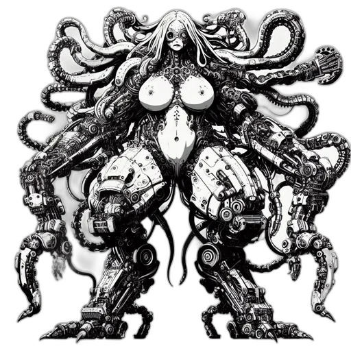 creature, animal, robot, crown transparent PNG cut-out