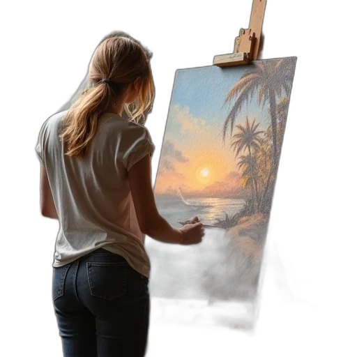 oil painting, photorealistic, fantasy art, concept art transparent PNG cut-out