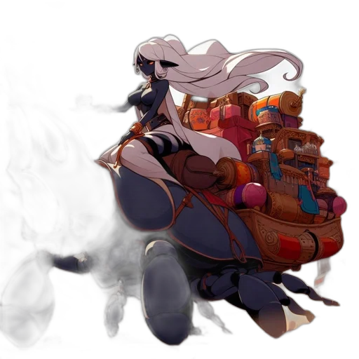 weapon, dragon, robot, staff transparent PNG cut-out